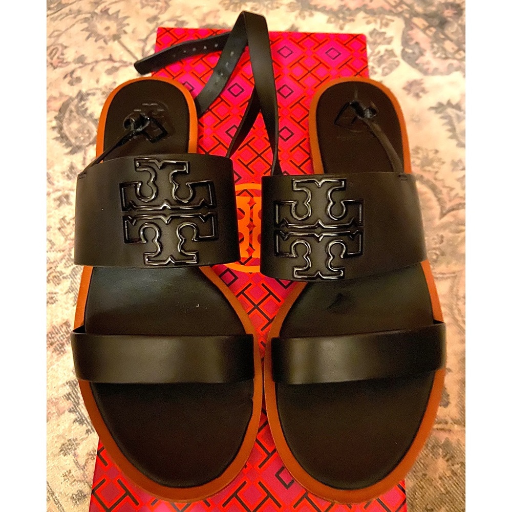 Tory Burch Powder Coated Melinda Sandal-Calf Leather